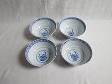 4 bols porcelaine de