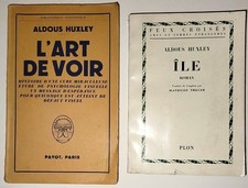 2 livres Aldous HUXLEY : ÎLE