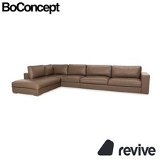 Canapé D'Angle En Cuir Brun BoConcept Cenova