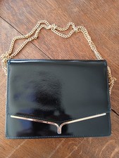 SAC Pochette en Cuir Vernis POURCHET