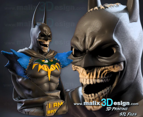 Buste batman zombie fan - batman,