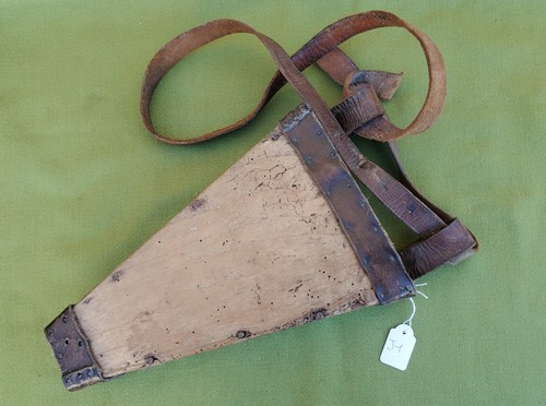 Ancien étui bois - en, À