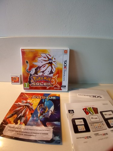 Jeu pokemon soleil - jeu,