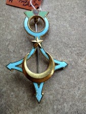 médaille militaire insigne ITS inspection territoire sud, colonial croix agadès