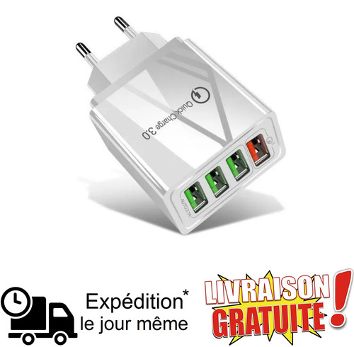 Chargeur usb multi ports - 4,