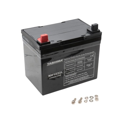 Batterie 12v 22ah pôle - 12v,