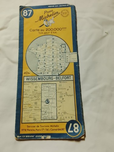 Carte routière michelin - carte,