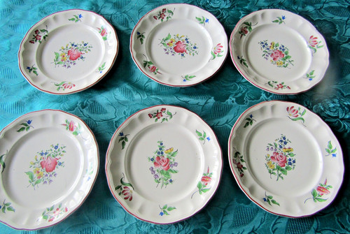Assiettes dessert en - 6,