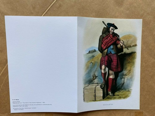 Rare carte voeux clan - rare,