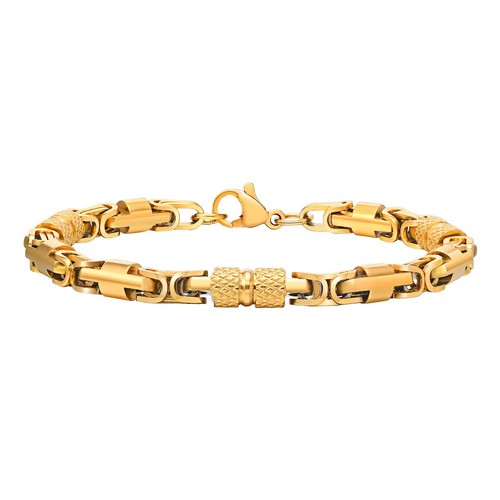Bracelet homme 750 plaqué - or,