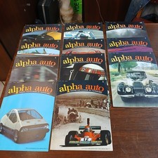 Alpha - auto - 1 à 12 - Manque N° 6