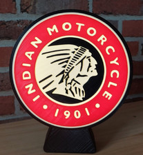Lampe indian motorcycle vintage