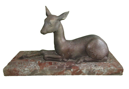 Art déco statue - déco, en