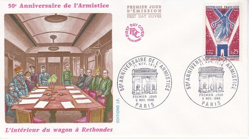 Enveloppe 1er jour armistice - enveloppe,