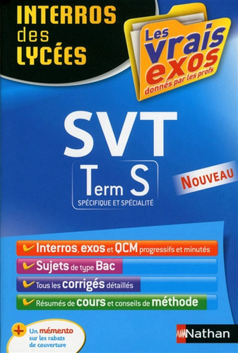 Svt terminale spécifique - s,,