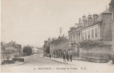 CPA 55 (Meuse) MONTMEDY / LE CARREFOUR de VIRTON / ANIMEE