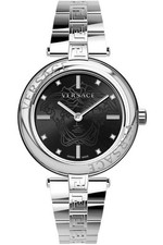 Montre Versace VE2J00521 pour Femme Noir en Acier inoxydable