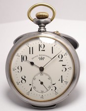 MONTRE ANCIENNE GOUSSET HIPP REVEIL AVERTISSEUR VINTAGE 1900 ALARM POCKET WATCH