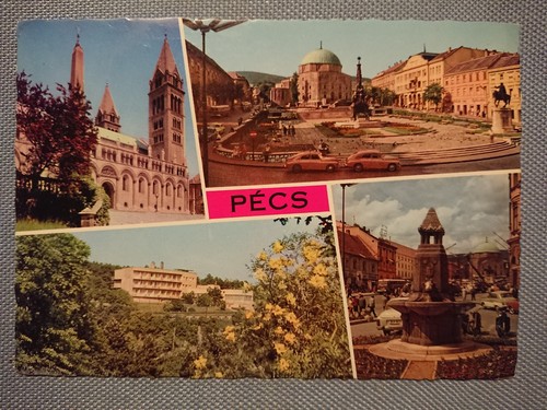 Ancienne carte postale pecs - postale, ak