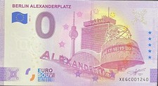 BILLET 0 EURO BERLIN ALEXANDERPLATZ ALLEMAGNE  2021 NUMERO DIVERS 