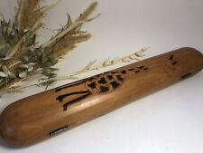 Jeu africain awalé en bois - Motif de girafe - 48 graines - Complet