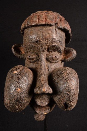 Masque bamoun ancien africain - masque,