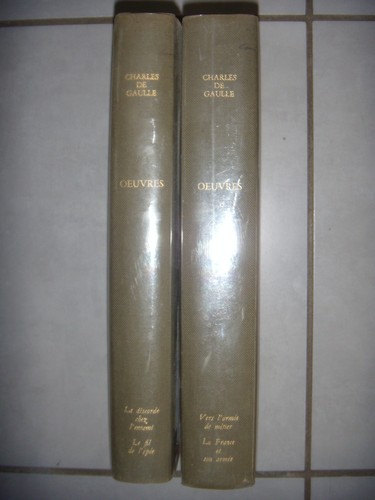 Charles gaulle oeuvres en - gaulle:,