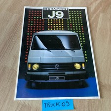 Peugeot J9 Van 1987 Brochure