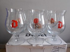 6 verres à bière DUVEL 33 cl
