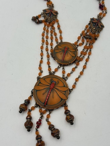 Collier aux libellules art - collier,