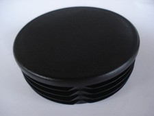 1 embout pour tube rond diamètre 130 mm bouchon ailette PVC obturateur pied 13cm