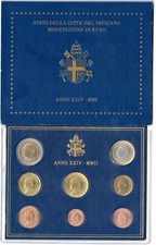 Coffret BU Vatican 2002