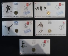 5 ENVELOPPES PHILATELIQUE