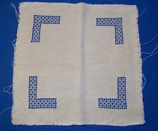 Napperon ancien, lin écru