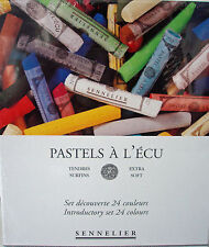 Etui en carton de 24  pastels à l'Ecu  Sennelier - introduction