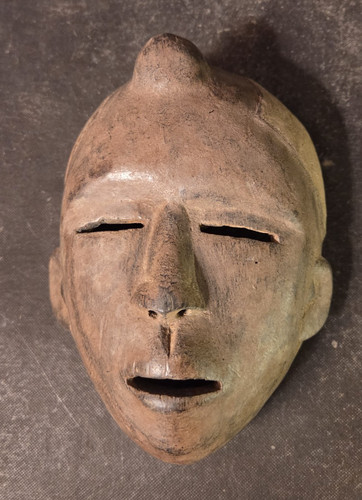 Masque africain ancien bois - ancien,