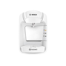 bosch cafetière à dosettes 3.3bars 1300w blanc tas3104 suny