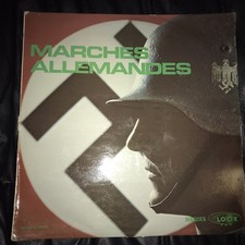Marches Allemandes Vinyl Lp Vg Disques Look For Otto Altenburg Lf 801 Rare Nazi