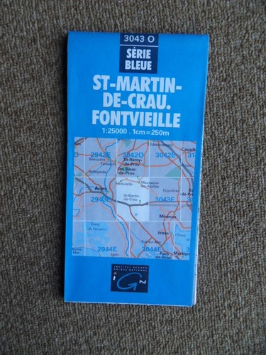 524 carte ign série bleue - série,