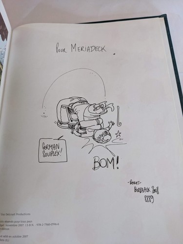 Dedicace boulet dans donjon - boulet,