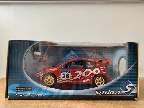 Solido peugeot 206 wrc - solido, 2002