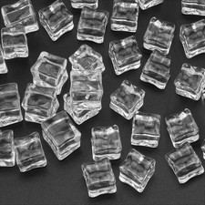 Glaçons Réutilisables en Plastique 17 mm 45 Pièces - Cubes à Glace Carbonique...
