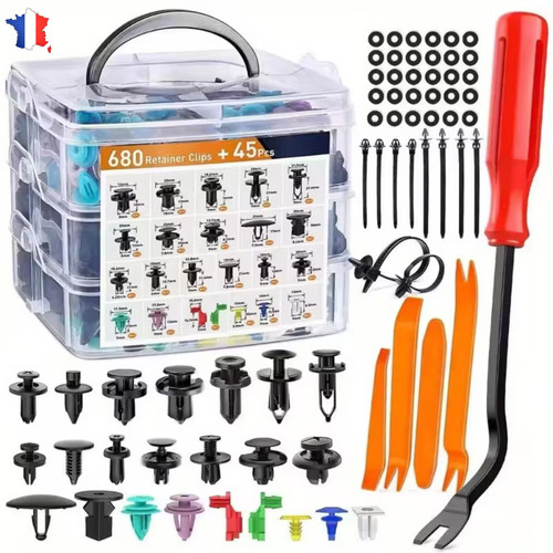 725 clips fixation voiture - fixation,
