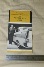(MB2/J) Brochure Catalogue PLYMOUTH FURY Robert Anderson
