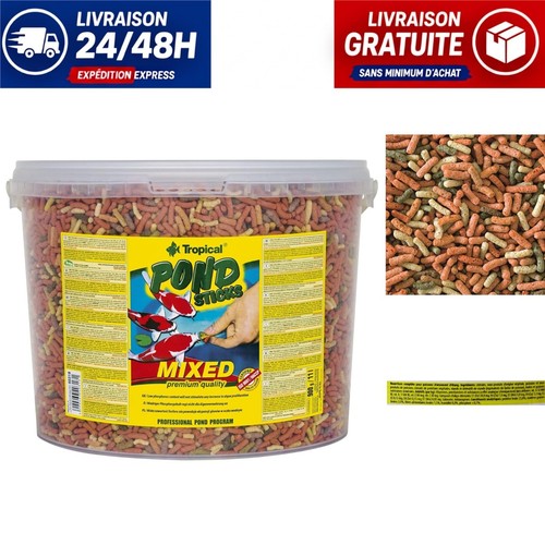 Tropical pond sticks mixed 11l - pond,