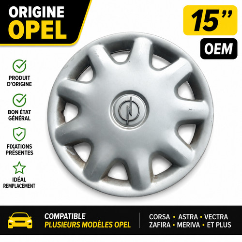 Enjoliveur opel origine - enjoliveur,