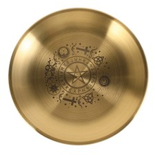  Bougeoir en métal bougeoir de bureau décor de chandelier naturel plateau rond