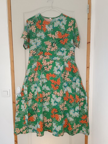 Robe coupe ajustée fond - , vert