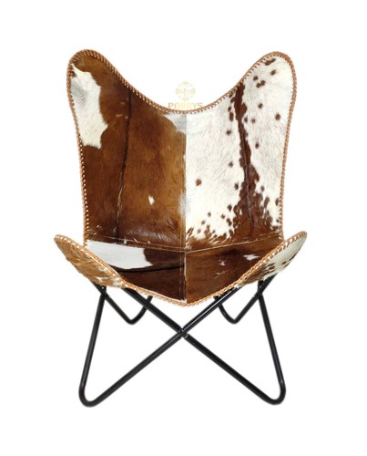 Chaise lounge papillon cuir - lounge,
