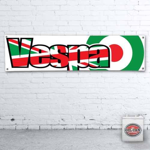 1700 430mm vespa drapeau - x,